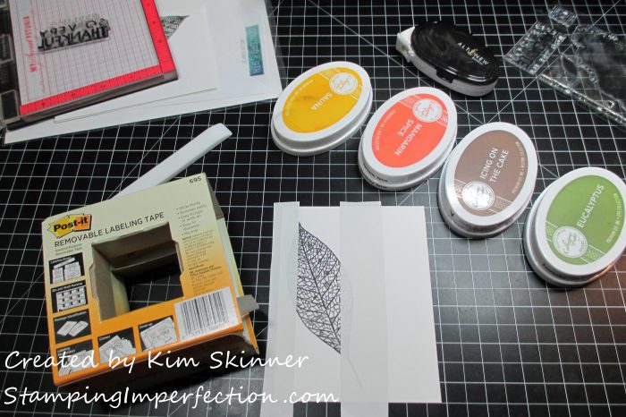 Stamping Imperfection masking technique