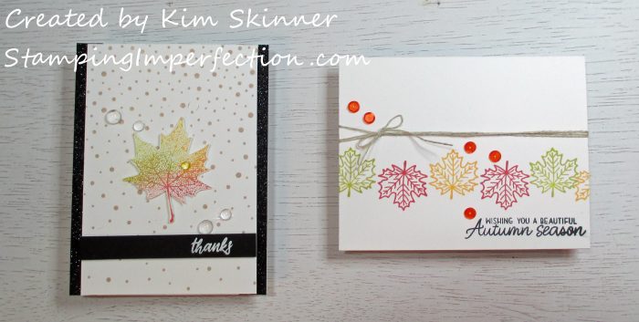 Stamping Imperfection Fall Cards