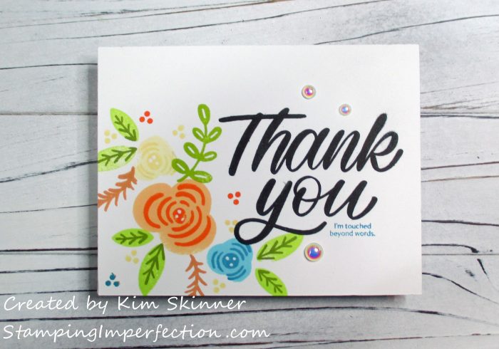 Stamping Imperfection Simon Says Thank You