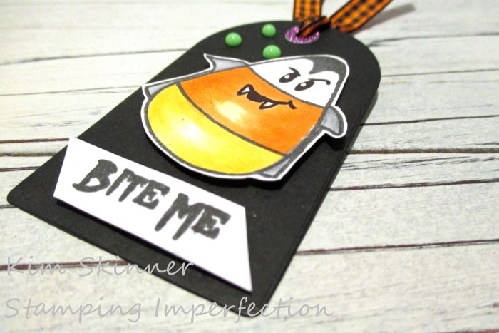 Stamping Imperfection Halloween Tag
