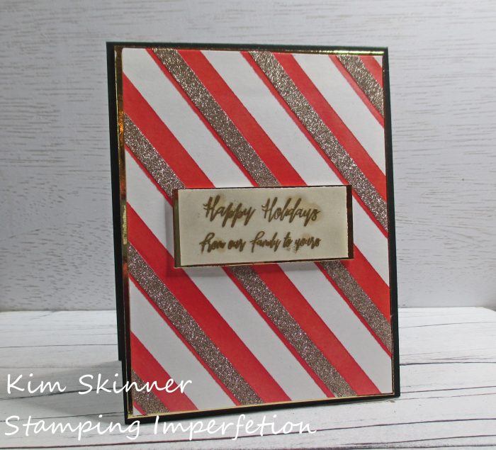 Stamping Imperfection Burnished Glitter