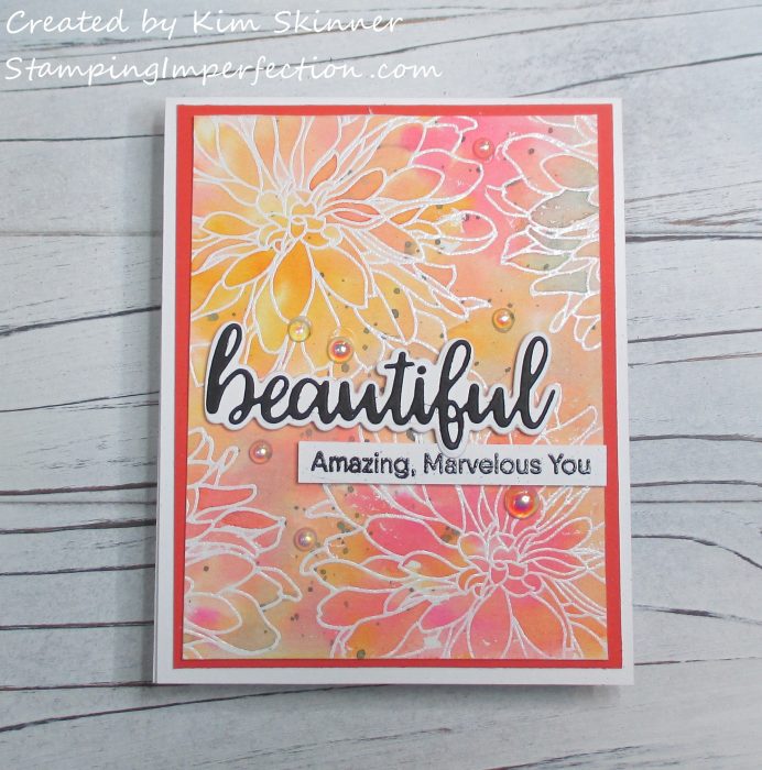 Stamping Imperfection MFT Beautiful Blooms