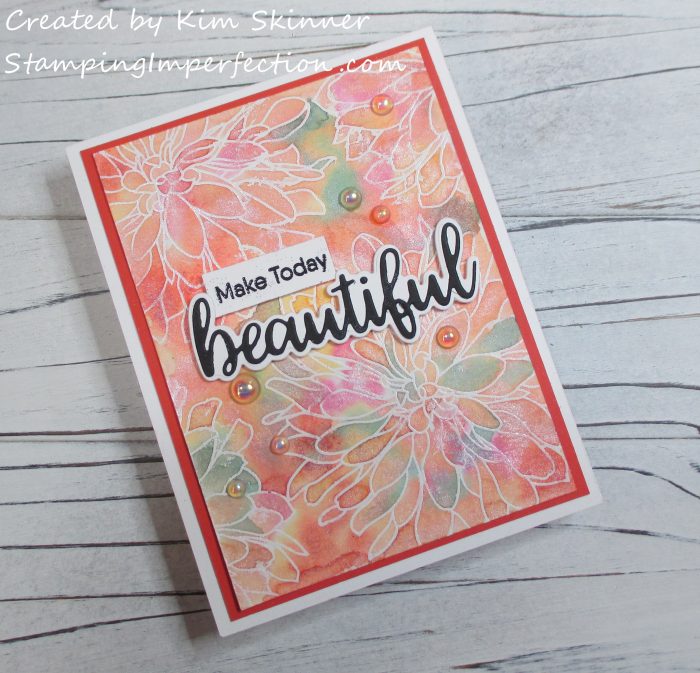 Stamping Imperfection MFT Beautiful Blooms