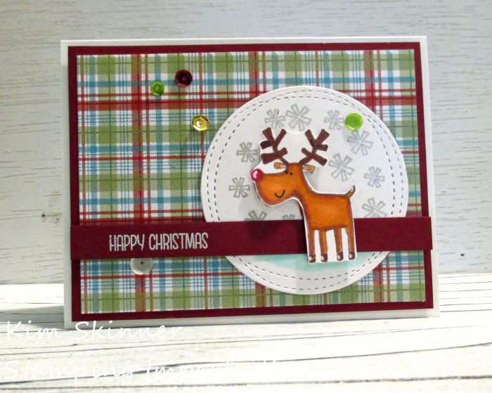 Stamping Imperfection Christmas Plaid