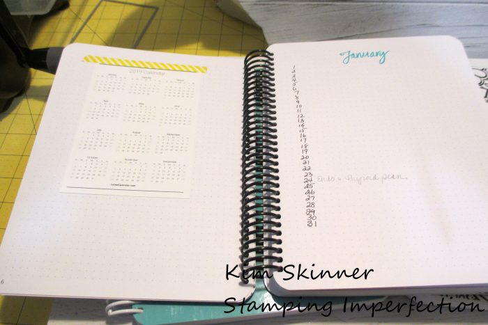 Stamping Imperfection Canvo Bullet Journaling