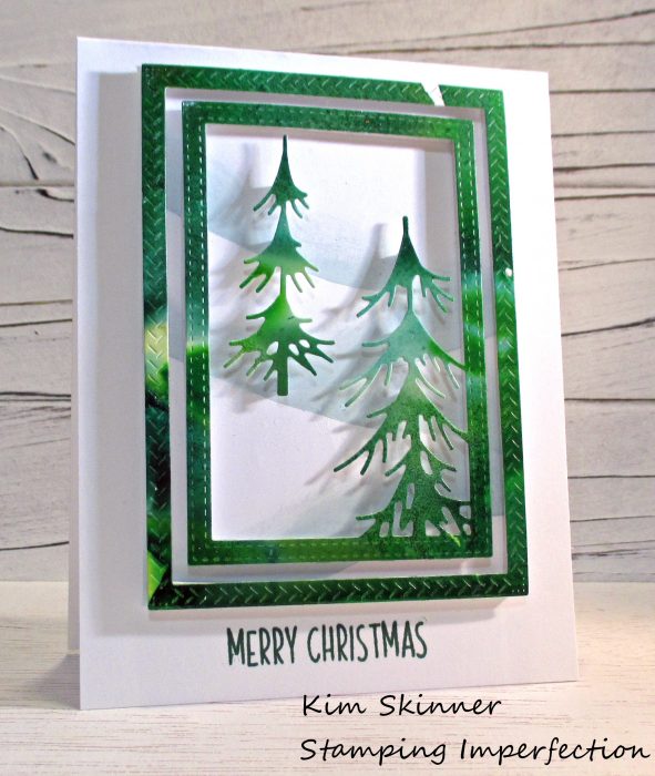 Stamping Imperfection Pine Forest Frame