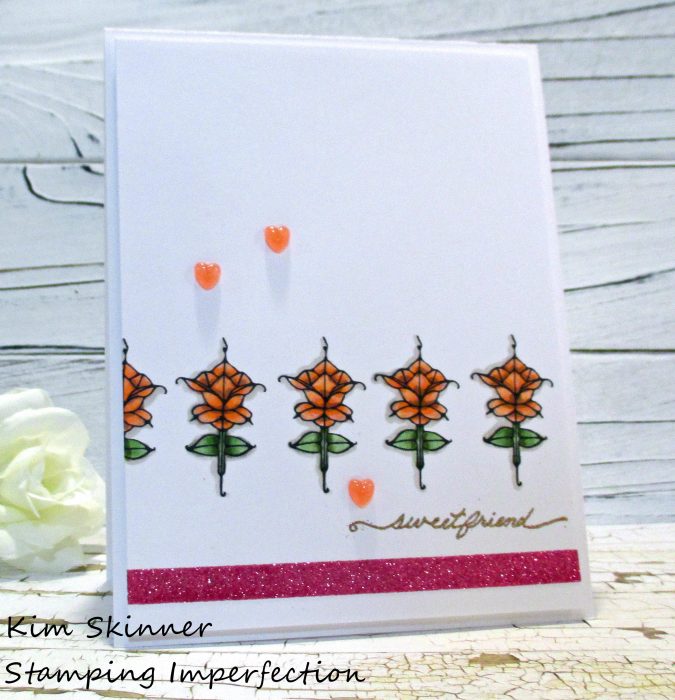 Stamping Imperfection Align small images in a MISTI Sparkle n Sprinkle