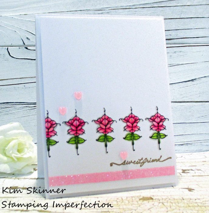 Stamping Imperfection Align small images in a MISTI Sparkle n Sprinkle