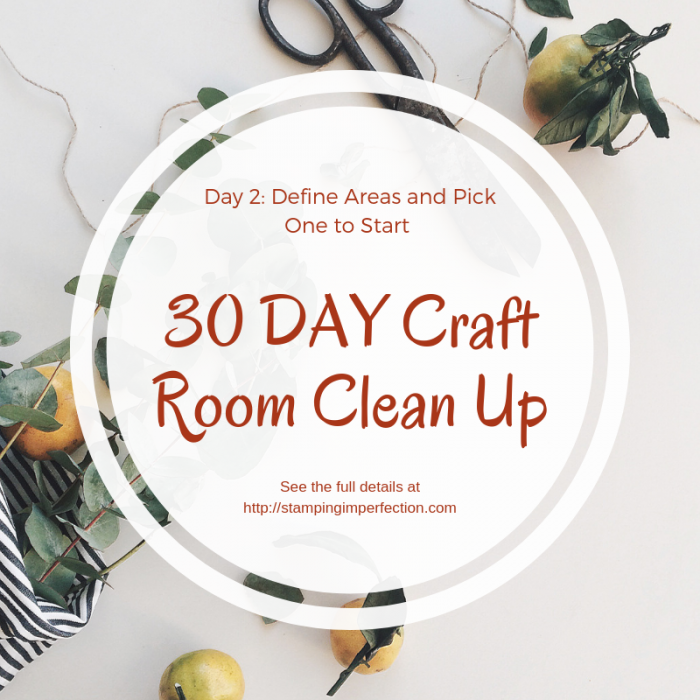 kim's 30 day craft room clean up