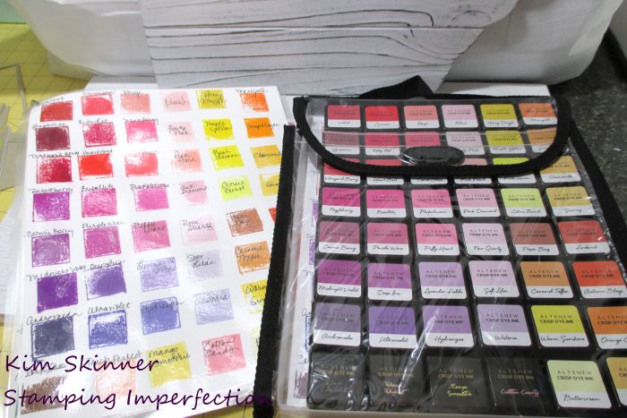 Mini Ink Pad Storage and Swatch Idea with Totally Tiffany
