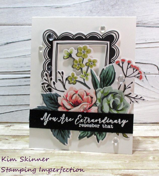 adding hand colored details to store bought die cuts