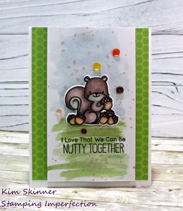mft stamps squirrel and fall colors