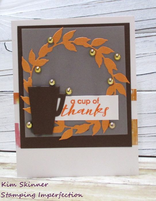 Quick Card with Die Cuts and Scraps