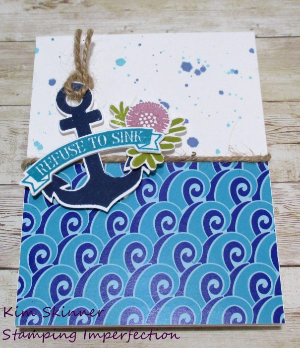 create a card from a sketch and catherine pooler's unsinkable collection