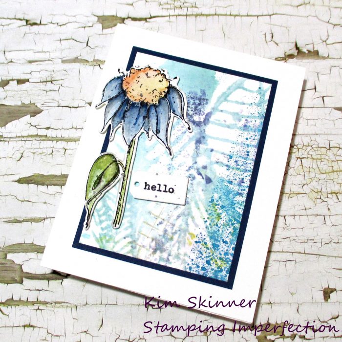 Using mixed media to create card backgrounds and art journal pages
