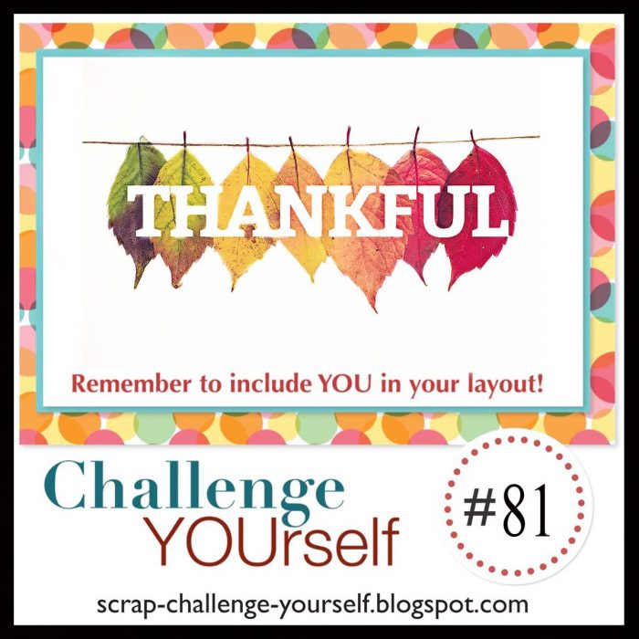 challenge yourself thankful scrapbook challenge