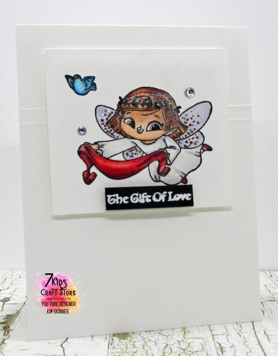 7 kids craft store Clean and simple angel christmas cards + video