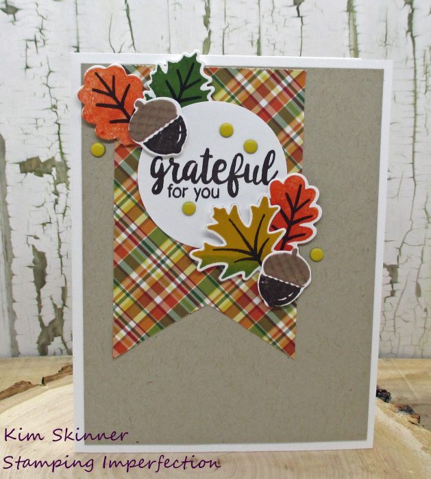classic sketch for quick fall card using sunny studio stamps