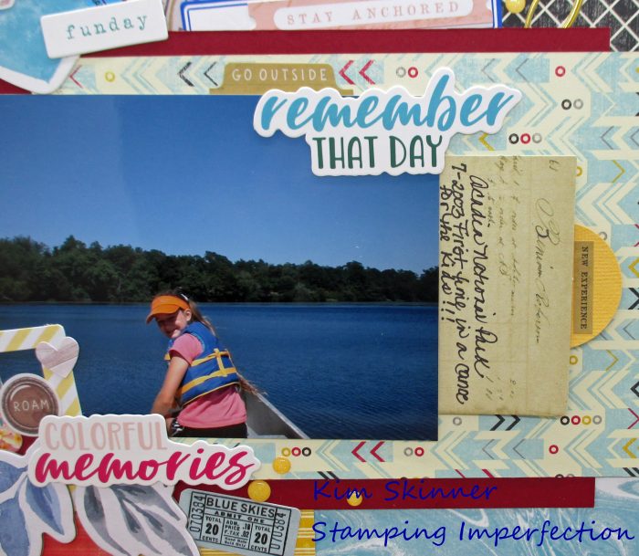 Layout a day challenge scrap happy 1020 day 8