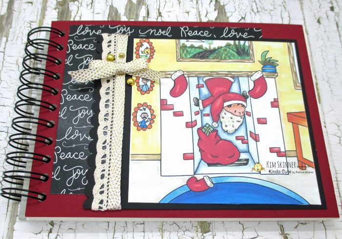 Mini Christmas Scrapbook with Digital stamps