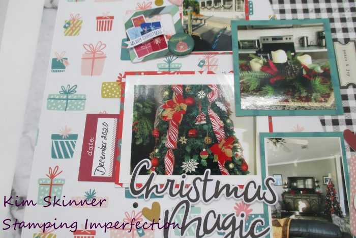 Christmas layout with hip kit club