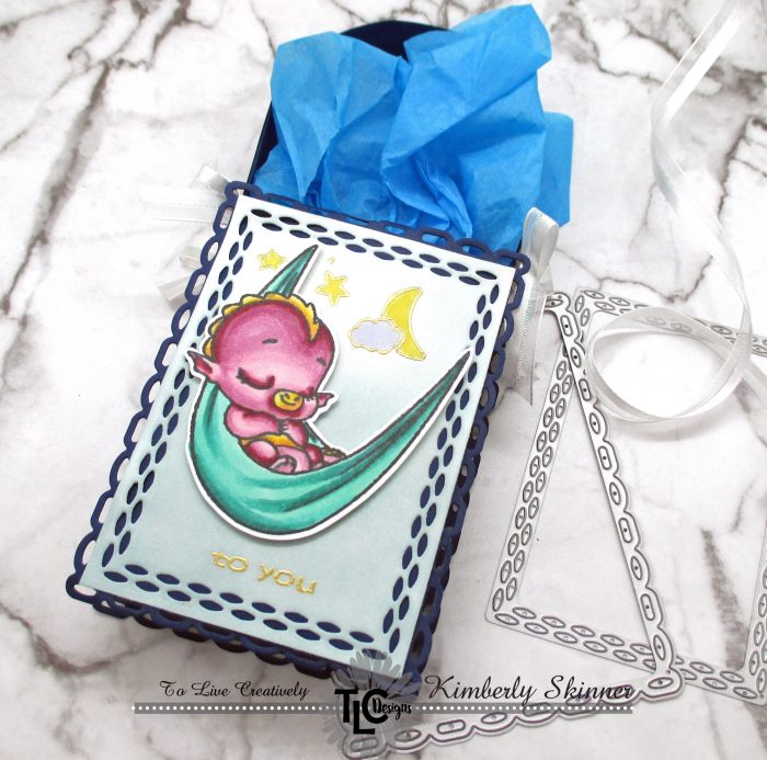 Create an easy gift bag with rectangle dies