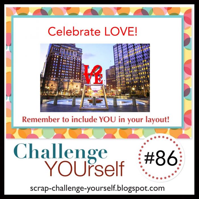 Celebrate Love Scrapbook Challenge