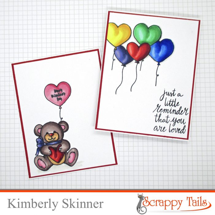 Scrappy Tails Sweet Bear Valentine's Day Cards