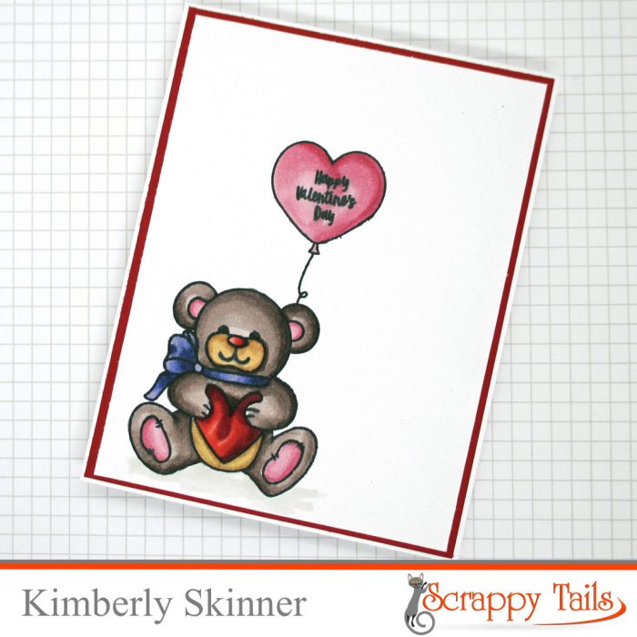 Scrappy Tails Sweet Bear Valentine's Day Cards