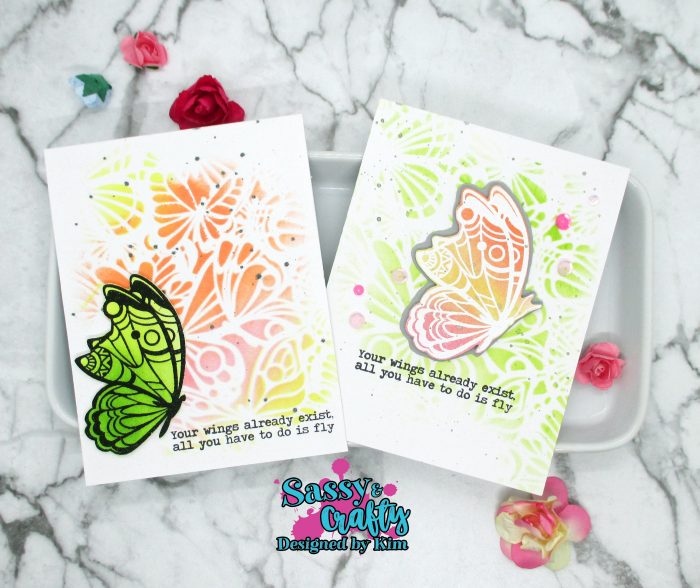 sassy and crafty butterfly cards