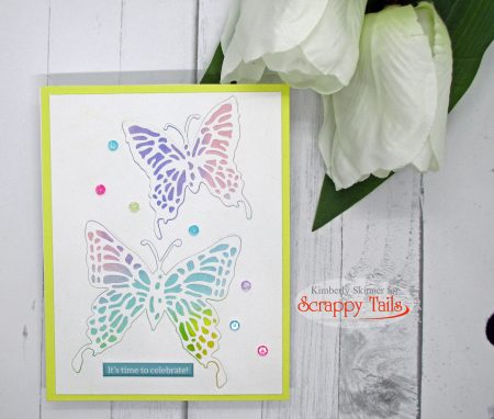 Scrappy Tails March Release Butterfly Cards