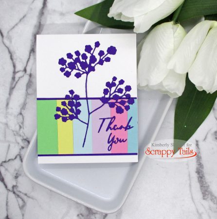 Creating cards with cardstock scraps