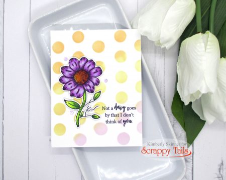 5 Stenciling techniques for backgrounds to create a floral card set