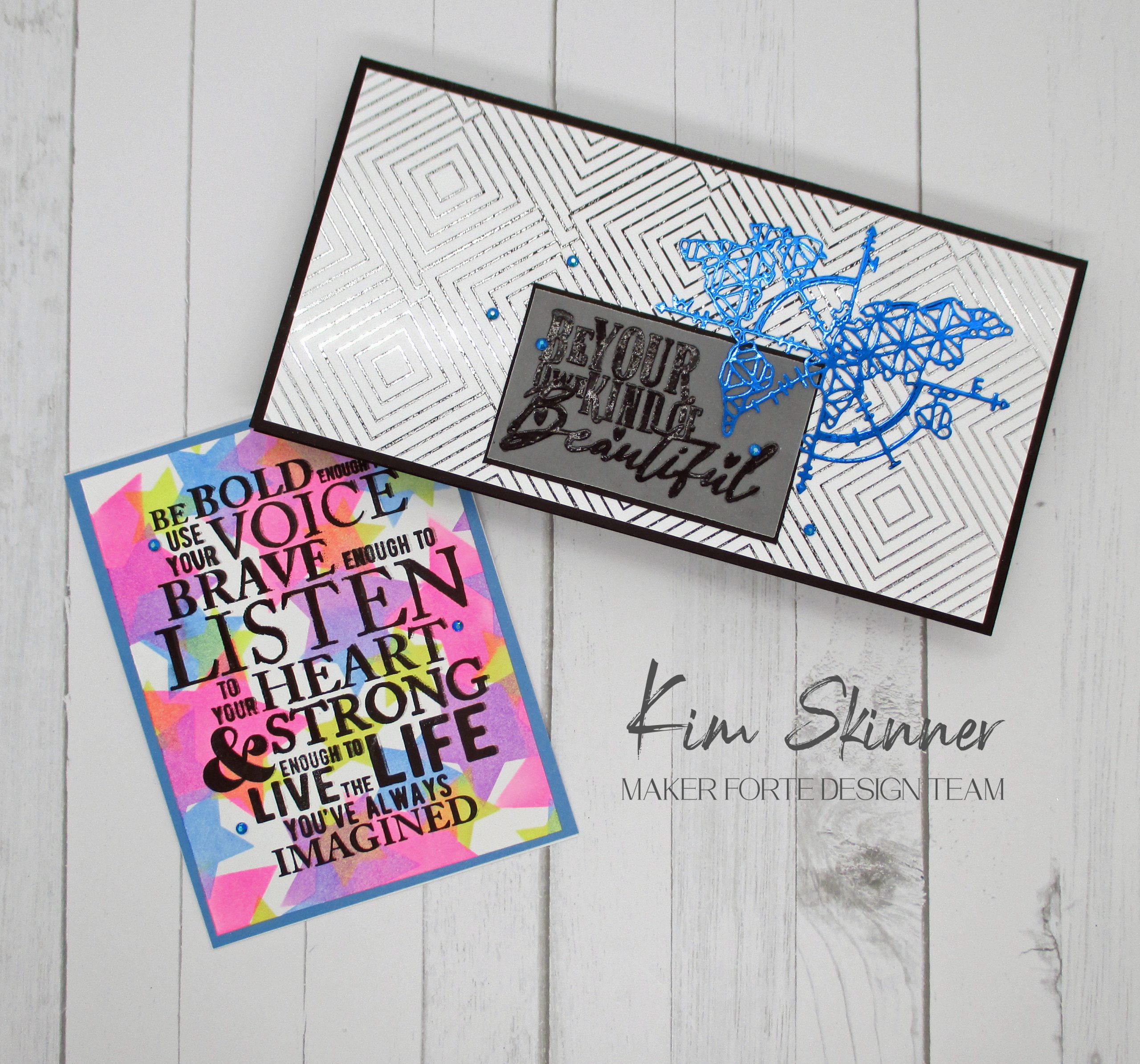 Layered Stencils-Stamps And More Perfect Placement Tool for Gel Press