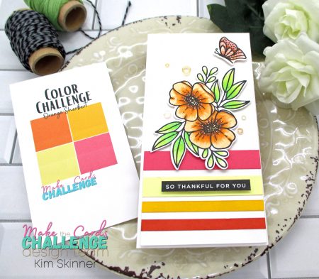 Make the Cards Color Challenge: Orange Sherbert