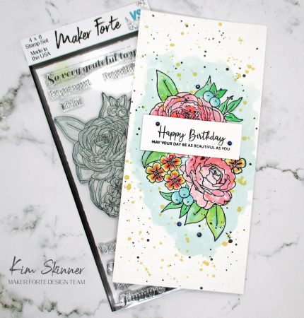 Ink techniques for floral cards