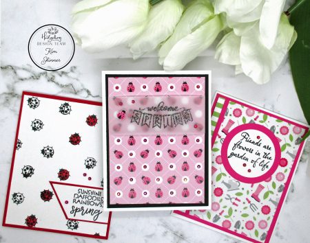 Using Small Stamps and Patterned Paper