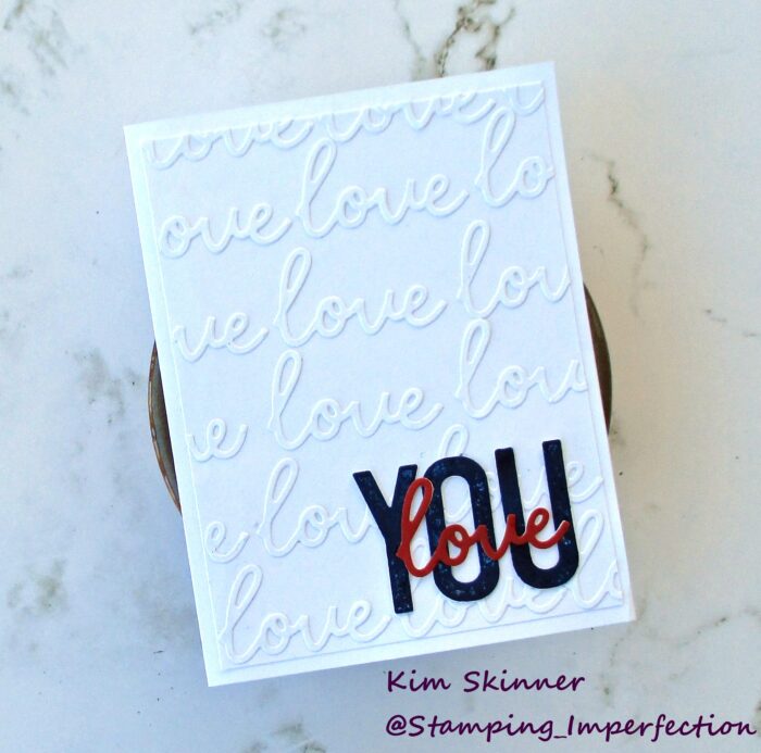 Close to my Heart For You thin cuts card background