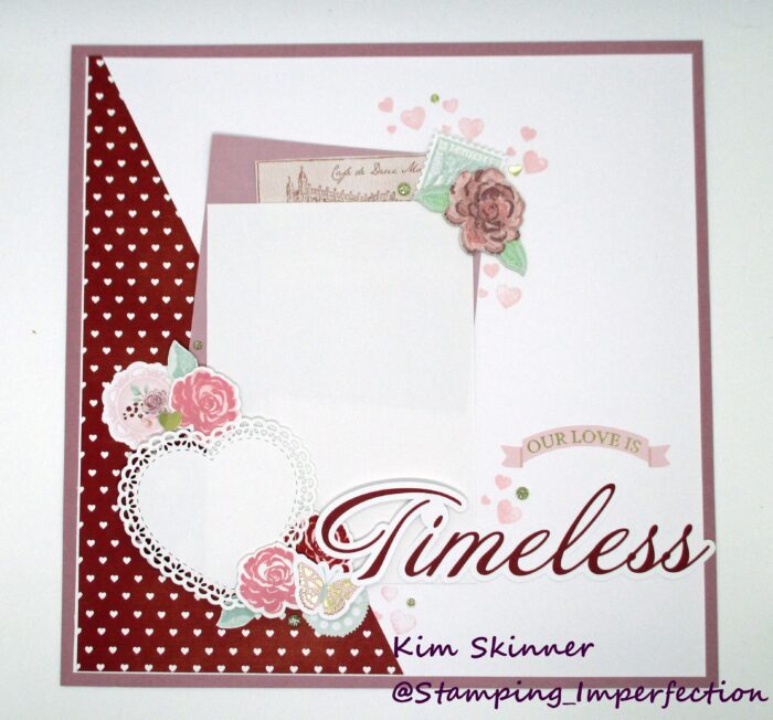 Now & Forever Stamping Imperfection Layout 2