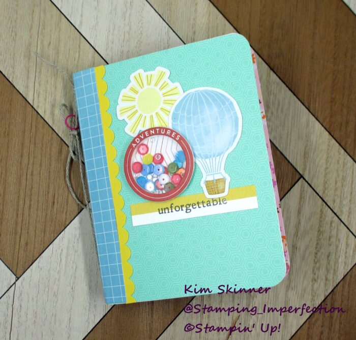 Stampin' Up! Mini Album with interactive elements