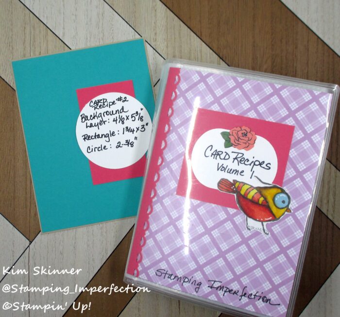 Stamping Imperfection Card Recipe Album Series