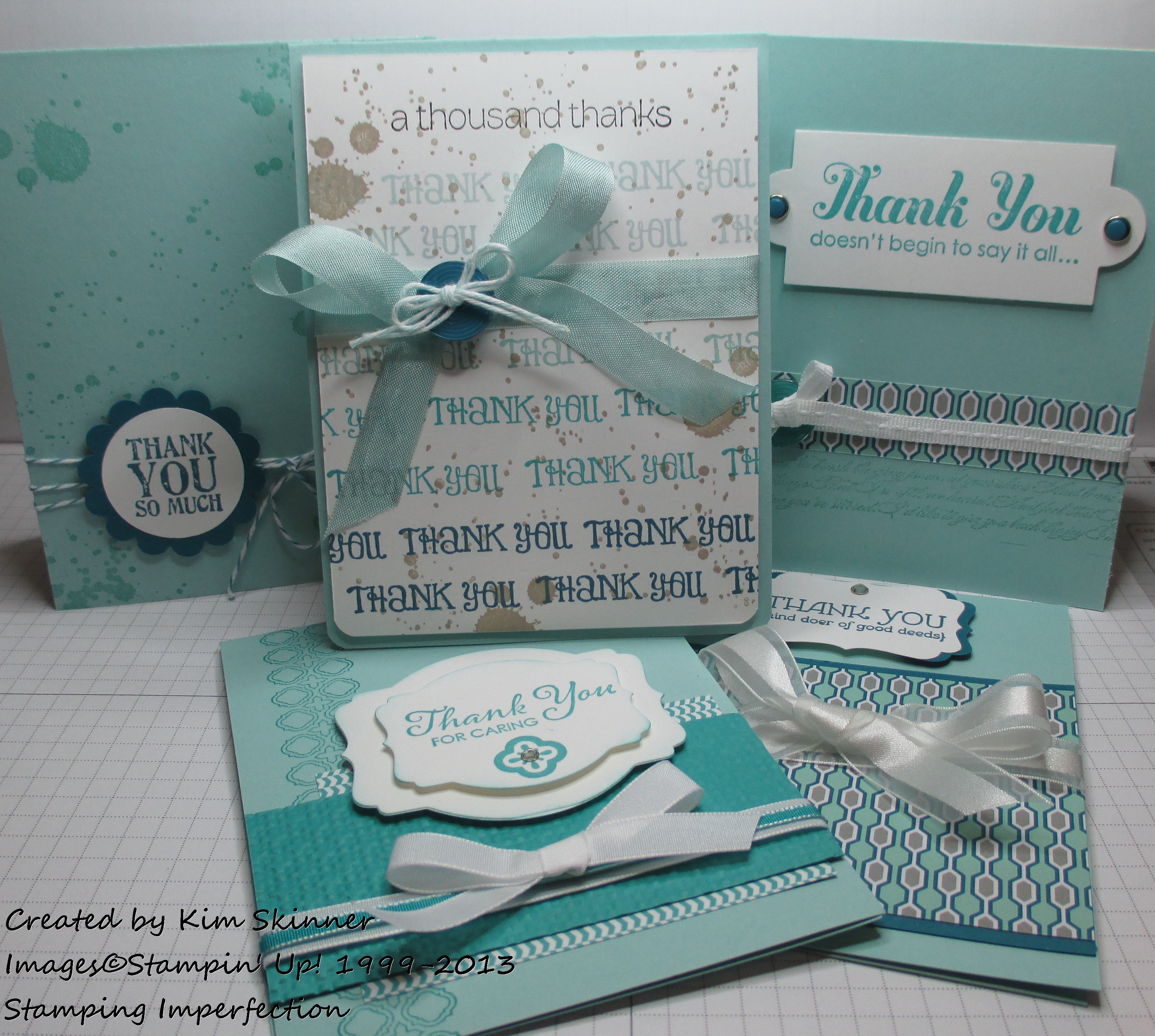 5 Thank You cards