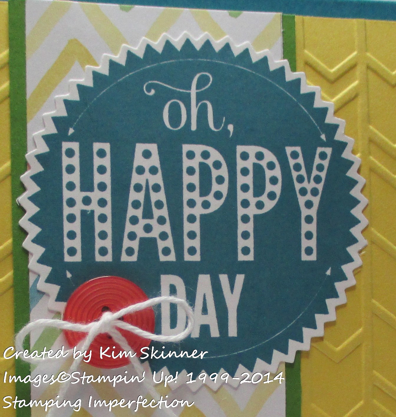stamping imperfection how to have a happy day