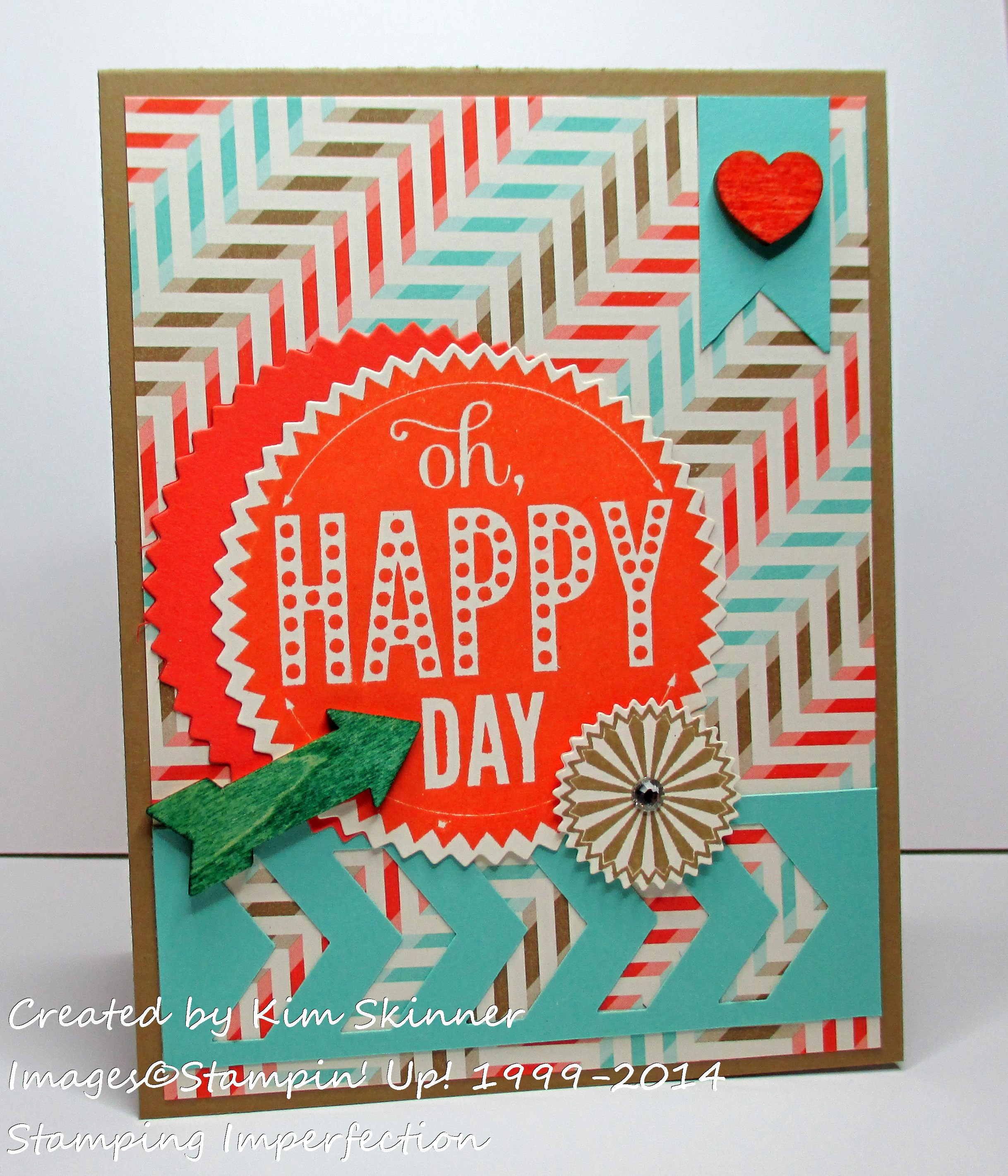 stamping imperfection retro fresh meets happy day