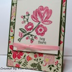 Stamping Imperfection: What to do with busy designer paper + video tutorial and free printable card recipe