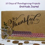 10 days of Thanksgiving Projects day 2 gratitude journal