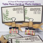 10 Days of Thanksgiving Projects Day 3 Table Place Cards