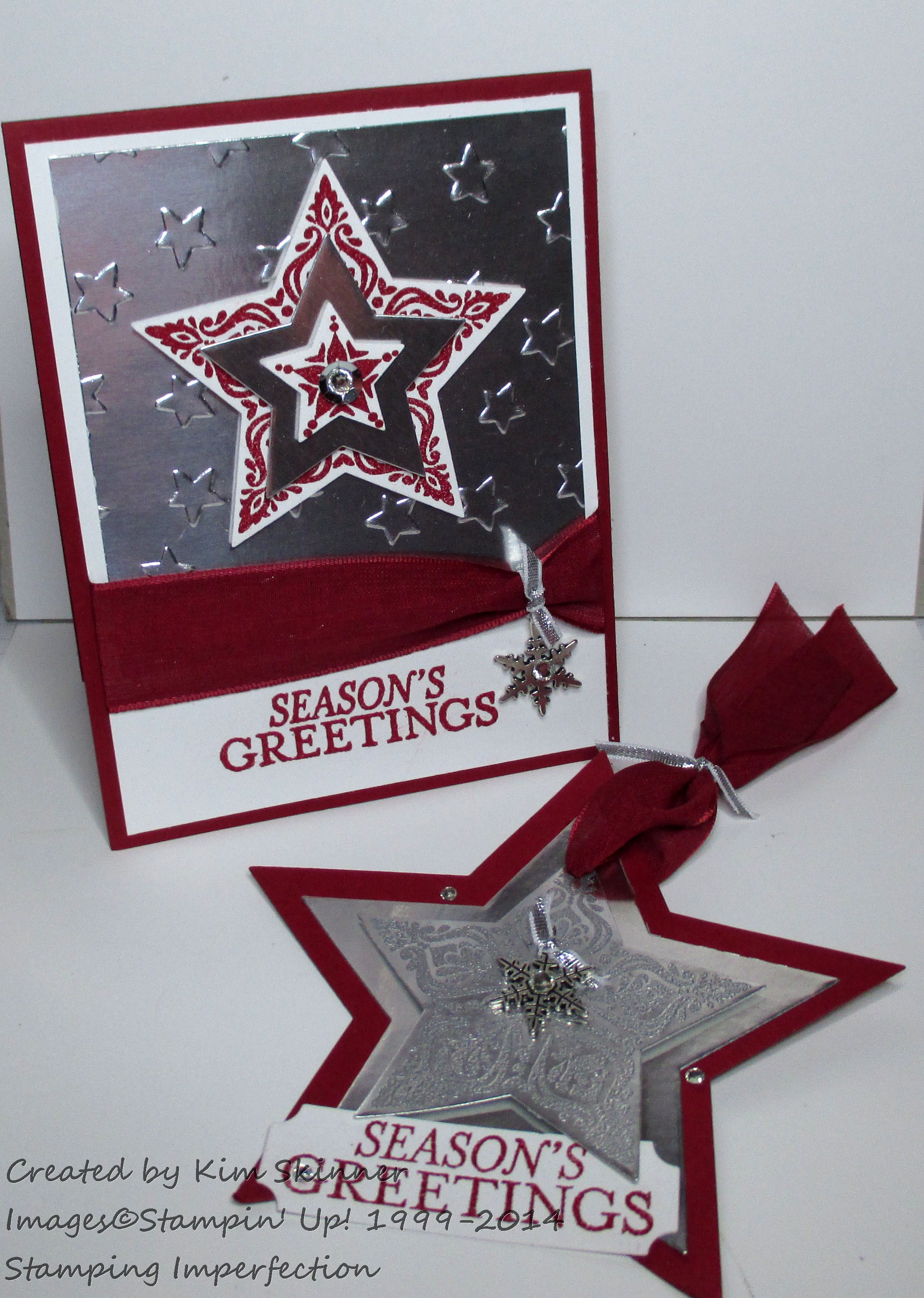 Bright and Beautiful Foil Stars Stamping Imperfection