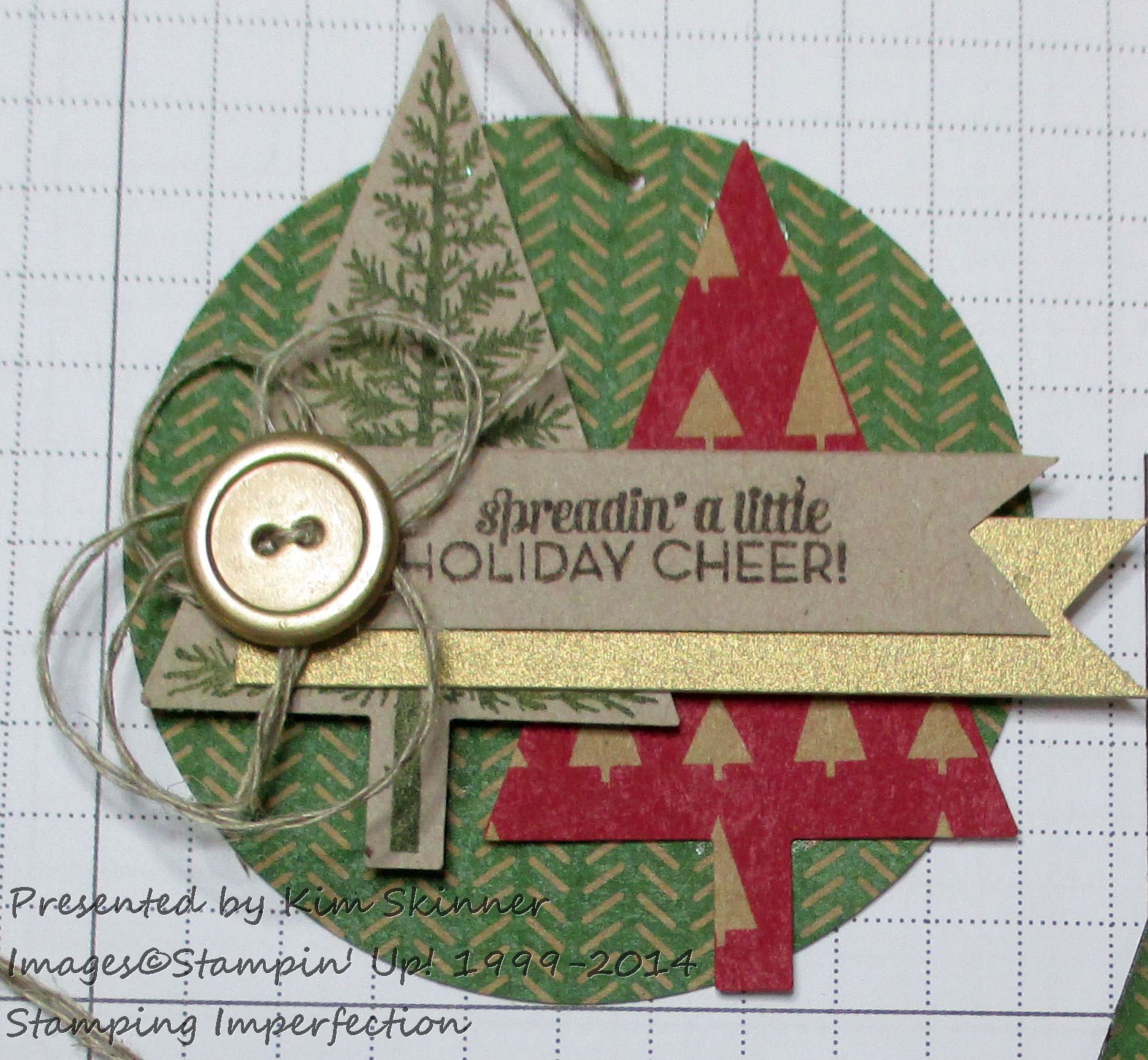 Stamping Imperfection 3 Quick Festival of Trees Gift Tags
