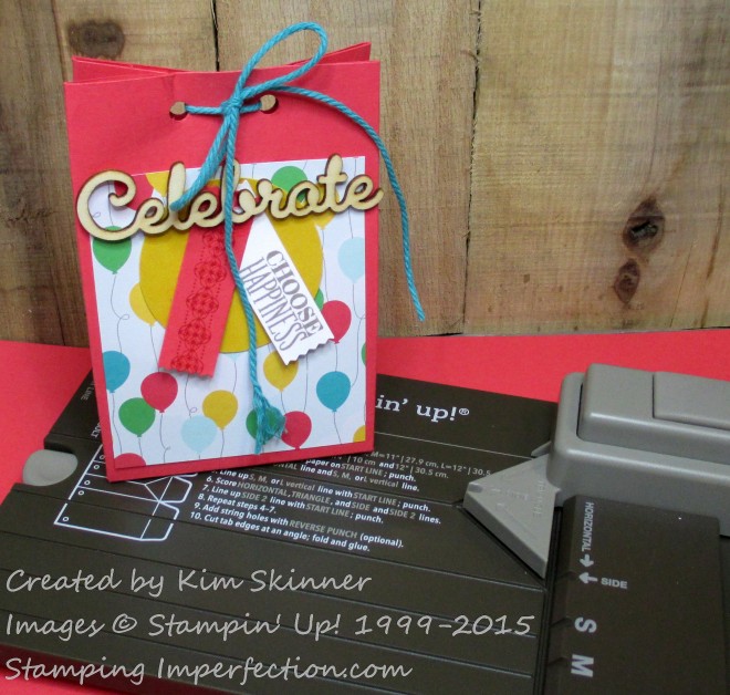 Have You Seen The New Gift Bag Punch Board? Stamping Imperfection